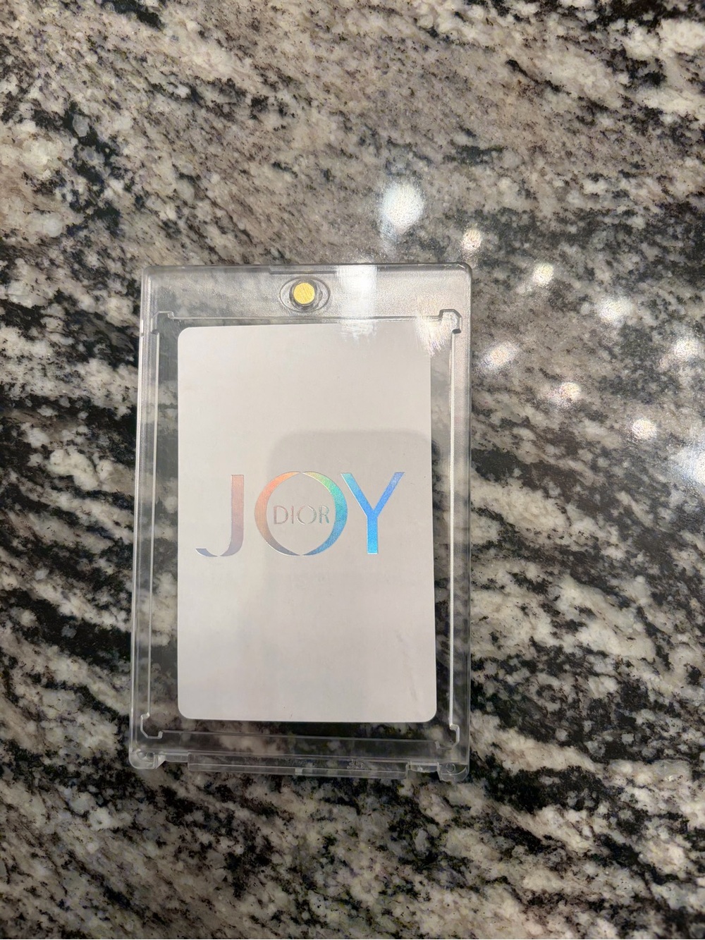 Joy DIOR Collector Card 4 of Hearts with hard case
